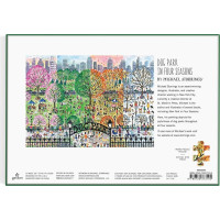 Galison Dřevěné puzzle Psí park 4 roční období 250 dílků