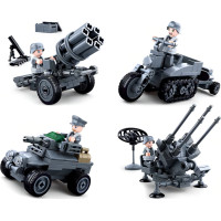 Sluban Army WW2 M38-B0681 Sada německé protivzdušné techniky