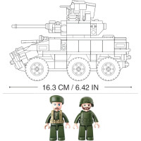 Sluban Model Bricks M38-B0753 Obrněné bojové vozidlo 6x6 EBRC Jaguar