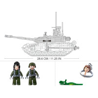 Sluban Model Bricks M38-B0756 Velký bitevní tank T-90