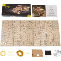 Ugears 3D dřevěné mechanické puzzle Nákladní auto CARGO