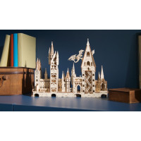 Ugears 3D dřevěné mechanické puzzle Hrad Bradavice, Harry Potter