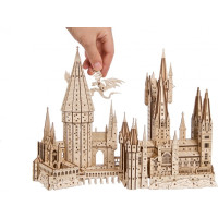 Ugears 3D dřevěné mechanické puzzle Hrad Bradavice, Harry Potter