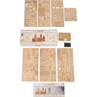 Ugears 3D dřevěné mechanické puzzle Hrad Bradavice, Harry Potter