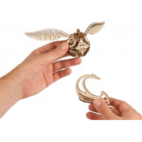 Ugears 3D dřevěné mechanické puzzle Zlatonka, Harry Potter