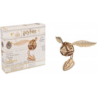 Ugears 3D dřevěné mechanické puzzle Zlatonka, Harry Potter