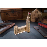 Ugears 3D dřevěné mechanické puzzle Big Ben