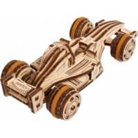 Ugears 3D dřevěné mechanické puzzle Compact Racer