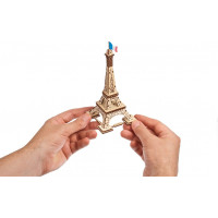 Ugears 3D dřevěné mechanické puzzle Eifellova věž