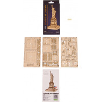 Ugears 3D dřevěné mechanické puzzle Socha Svobody