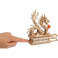 Ugears 3D dřevěné mechanické puzzle Drak