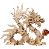 Ugears 3D dřevěné mechanické puzzle Drak