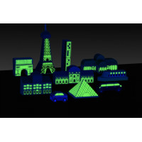 Wonderworld Svítící kostky Paris