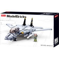 Sluban Model Bricks M38-B0755 Stíhací letoun F-14 Tomcat