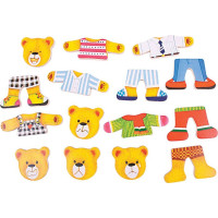 Bigjigs Toys Oblékací puzzle Medvědí rodinka