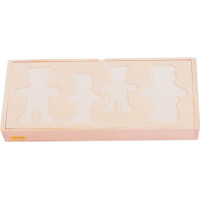 Bigjigs Toys Oblékací puzzle Medvědí rodinka