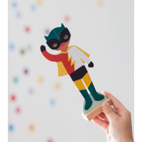 Petit Collage Magnetické puzzle - Superhrdinové