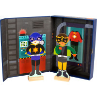 Petit Collage Magnetické puzzle - Superhrdinové
