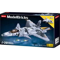 Sluban Model Bricks M38-B0931 Stíhací letoun Chengdu J-20