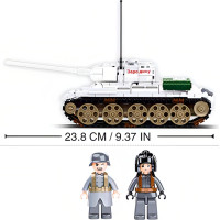 Sluban Bitva o Budapešť M38-B0978 Bílý tank T-34/85