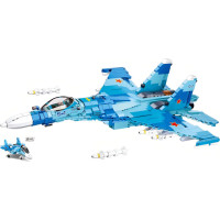 Sluban Model Bricks M38-B0985 Stíhací letoun Su-27 2v1