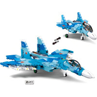 Sluban Model Bricks M38-B0985 Stíhací letoun Su-27 2v1