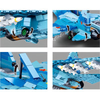 Sluban Model Bricks M38-B0985 Stíhací letoun Su-27 2v1
