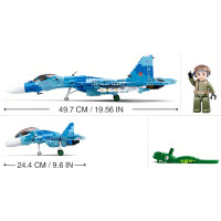 Sluban Model Bricks M38-B0985 Stíhací letoun Su-27 2v1