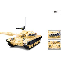 Sluban Model Bricks M38-B1011 Bitevní tank T-72B3 2v1