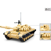 Sluban Model Bricks M38-B1011 Bitevní tank T-72B3 2v1