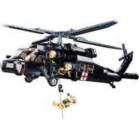 Sluban Model Bricks M38-B1012 Zdravotnický vrtulník UH-60 Black Hawk Sluban Model Bricks M38-B1012 Zdravotnický vrtulník UH-60 Black Hawk