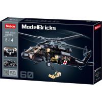 Sluban Model Bricks M38-B1012 Zdravotnický vrtulník UH-60 Black Hawk