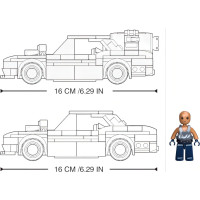 Sluban Model Bricks M38-B1085 Pouliční závodní auto 2v1