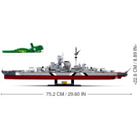 Sluban ModelBricks M38-B1102 Bitevní loď Bismarck 2v1