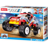 Sluban Town M38-B1105 Červené terénní vozidlo