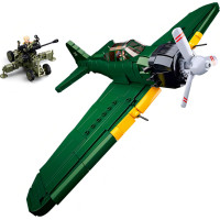 Sluban WWII M38-B1108 Stíhací letoun Mitsubishi A6M Zero