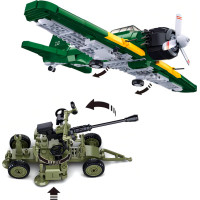 Sluban WWII M38-B1108 Stíhací letoun Mitsubishi A6M Zero