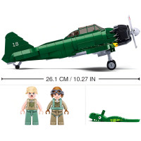 Sluban WWII M38-B1108 Stíhací letoun Mitsubishi A6M Zero