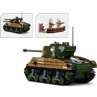 Sluban Army WW2 M38-B1110 Bitevní tank M4A3 Sherman