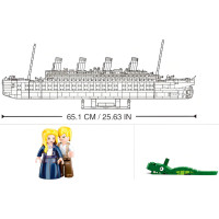 Sluban Titanic M38-B1122 Titanic extra velký