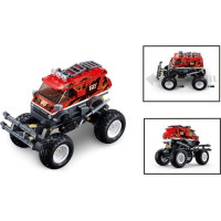 Sluban Power Bricks Natahovací Červený Off-Road GO