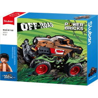 Sluban Power Bricks Natahovací Oranžovo-černý závodní Off-road
