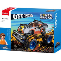 Sluban Power Bricks Natahovací Stříbrný ohnivák Off-road Monster