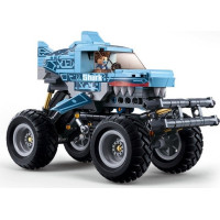 Sluban Power Bricks Natahovací Off-road Modrý Žralok