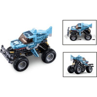 Sluban Power Bricks Natahovací Off-road Modrý Žralok