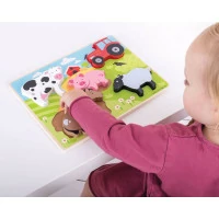 Bigjigs Toys Vkládací puzzle farma