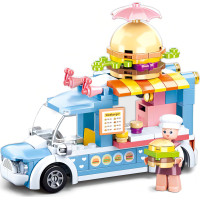 Sluban Girls Dream M38-B0993B Pojízdná prodejna hamburgerů