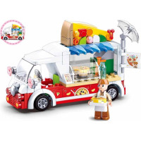 Sluban Girls Dream M38-B0993D Pizza vůz