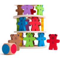 Bigjigs Toys Hra padající medvídci
