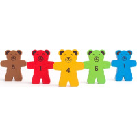 Bigjigs Toys Hra padající medvídci